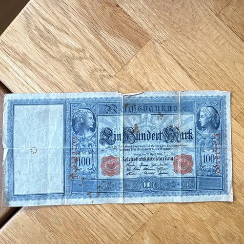 Reichsbanknote 100 mark berlin - reichsbanknote,