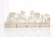 Aufsteller 40cm holzblumen - aufsteller,