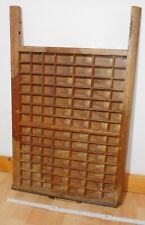 setz kasten schub lade druckerei holz 98 fächer  alt top vintage industrie deko