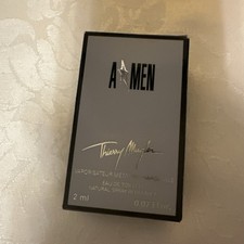 Vintage Thierry Mugler - Metall Flakon - Silber - Nachfüllbehälter - LEER