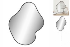 Wandspiegel Schwarz 60x50 Cm Flur Wand Schlafzimmer B-Ware