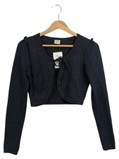 ESPRIT Strickjacke Damen Gr. 36/S Schwarz Viskose Wolle Kaschmir Elegant