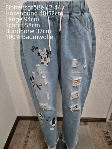 Mickey mouse glitzer jeanshose - mickey,