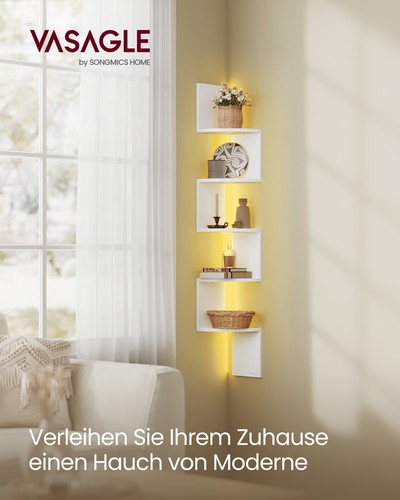 Vasagle eckregal mit - vasagle,