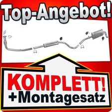 Auspuff für VW LUPO 1.0 1997-1999 +Rohr Auspuffanlage