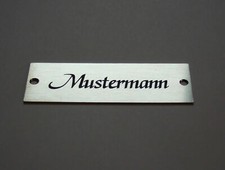  Edelstahlschild, Metall