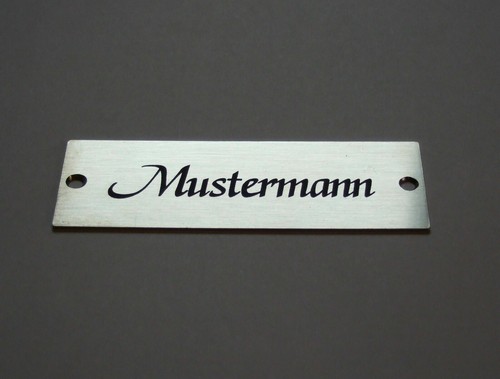 Edelstahlschild metall - , edelstahlschild,