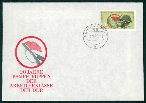 Ddr fdc 1973 - fdc, nva