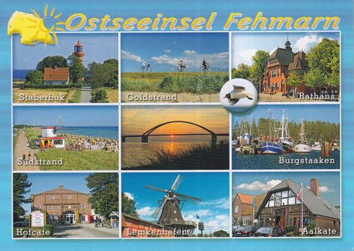 Alte postkarte ostseeinsel - alte,