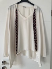 Bluse Damen, Langarm, weiss