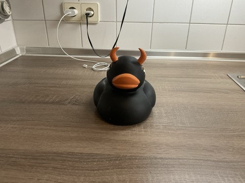 Badeente mit - 16, cm