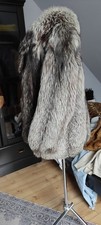 Pelz Silberfuchs Pelzjacke wie