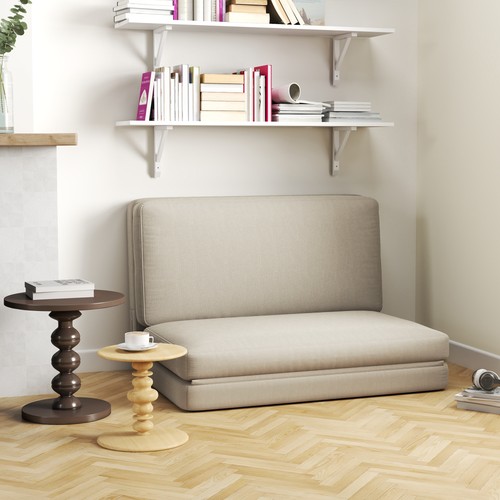 Homcom bodensofa 1 - homcom, 3-in-1