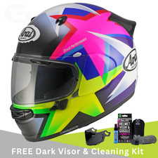 Arai Quantic Star Motorrad Motorradhelm & gratis dunkles Visier