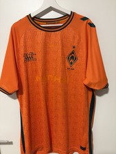 Hummel SV Werder Bremen Trikot Sondertrikot 125 Jahre Zetterer XXXL 3XL Orange