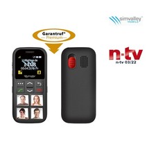 simvalley Mobile Senioren-Handy, Garantruf Premium, 4 Kurzwahl-Foto-Tasten