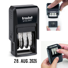 Trodat Datumsstempel 4810 Printy Dater Wortbandstempel selbstfärbend schwarz