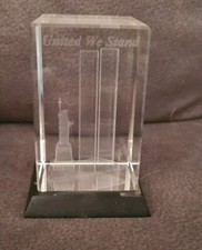 Deko 3D Crystal Glas Freiheitsstatue,  World Trade Center