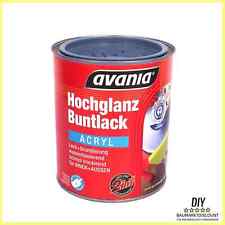€9,00L  3 L Avania Buntlack Acryl RAL 8011 nußbraun  hochglanz innen außen
