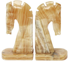 Paar Beisteller Buchstützen