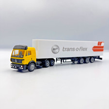 LKW Mercedes-Benz SK, Auflieger Trans-O-Flex Maßstab 1/87 (H0)
