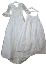 Vintage Hochzeitskleid mit extra Unterrock 60er 70er Jahre