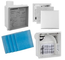 Limodor Einbaukasten Gebläseeinheit Filter Nachlaufmodul und Feuchteregler