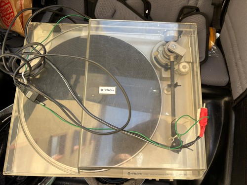 Hitachi turntable record - hitachi,