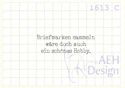 Aeh design gummistempel 1613c - design,