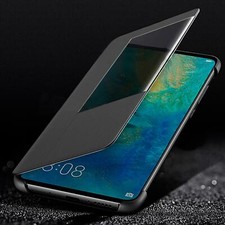 Smart View Flip Cover für Huawei P20 P30 Lite Pro Schutz Hülle Handy Tasche Etui