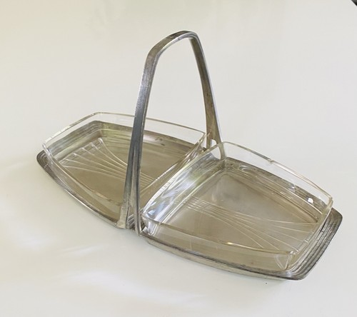 Jugendstil orivit zinn - zinn, glas