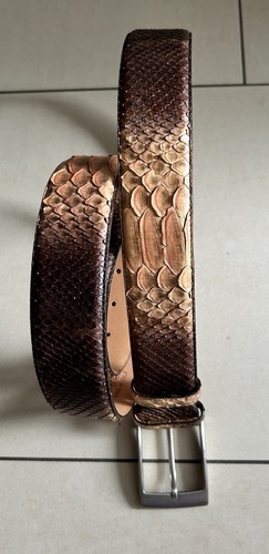 Edler python ledergürtel - edler, python-ledergürtel