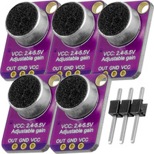 5 x -MAX4466 Elektret Mikrofon Amplifier Breakout Sensor