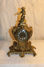 Schöne, Bronze,  fr. Kaminuhr