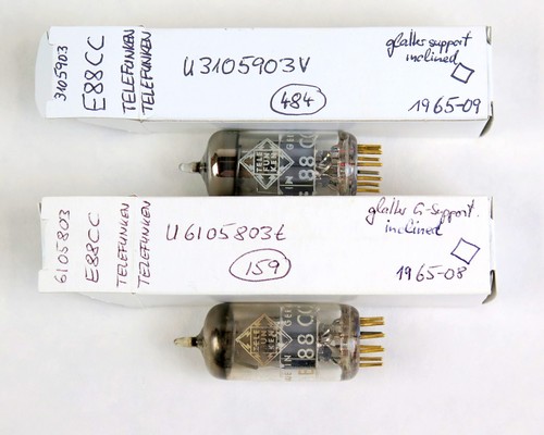Telefunken e88cc röhre - 2x,