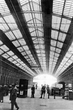 Blick vom neuen Dach Bahnhof