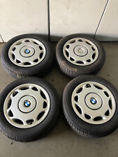4 x BMW E36 SOMMERREIFEN STAHLFELGEN + RADKAPPEN NR.861