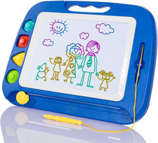 SGILE Große Magnetische Maltafel Zaubertafel, 42X32Cm Zeichentafel Zaubermaltafe