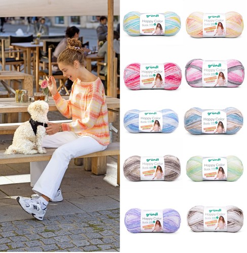 100g gründl happy color batik - happy,
