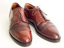 Alden Cordovan Leather Shoes 9 E 2259 mit Patina