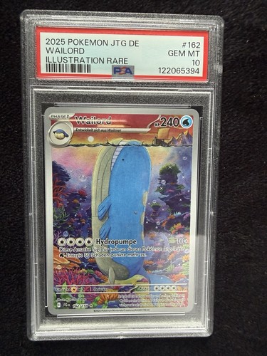 Wailord psa gem mint - wailord, 10