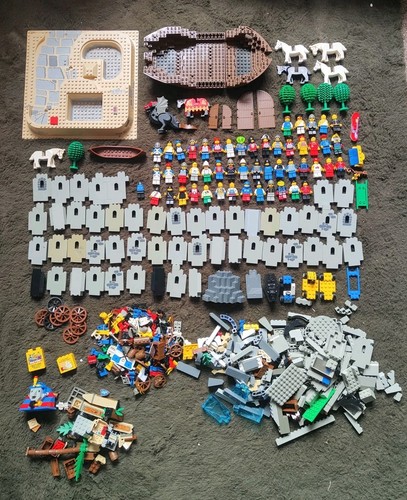 Vintage lego town castle - town,