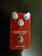 Gokko Sonicfire Distortion Gitarren effekt Pedal neuwertig