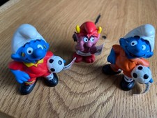 Schlumpf 2014 WM Fußballer Set  Holland Belgien / Schleich