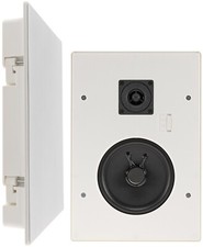 Einbaulautsprecher Decken Lautsprecher weiß 2-Wege 287x197mm 120 Watt 22171 