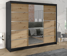 Schiebetürenschrank Derby VI Kleiderschrank Schiebetür Farbauswahl Schrank Neu