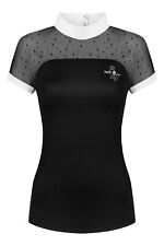 Fair Play Turniershirt Turnierbluse Lucia black schwarz NEU Gr. 44