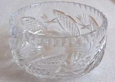 Kristall - Glas - Schale Firma Dresden Crystal