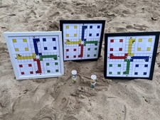 Ludo/  Aus Holz und Glas/ Mensch ärgere dich  nicht