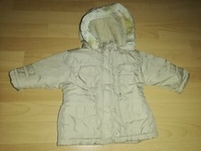 Dicke Winterjacke Mädchen Junge Baby beige Gr. 68